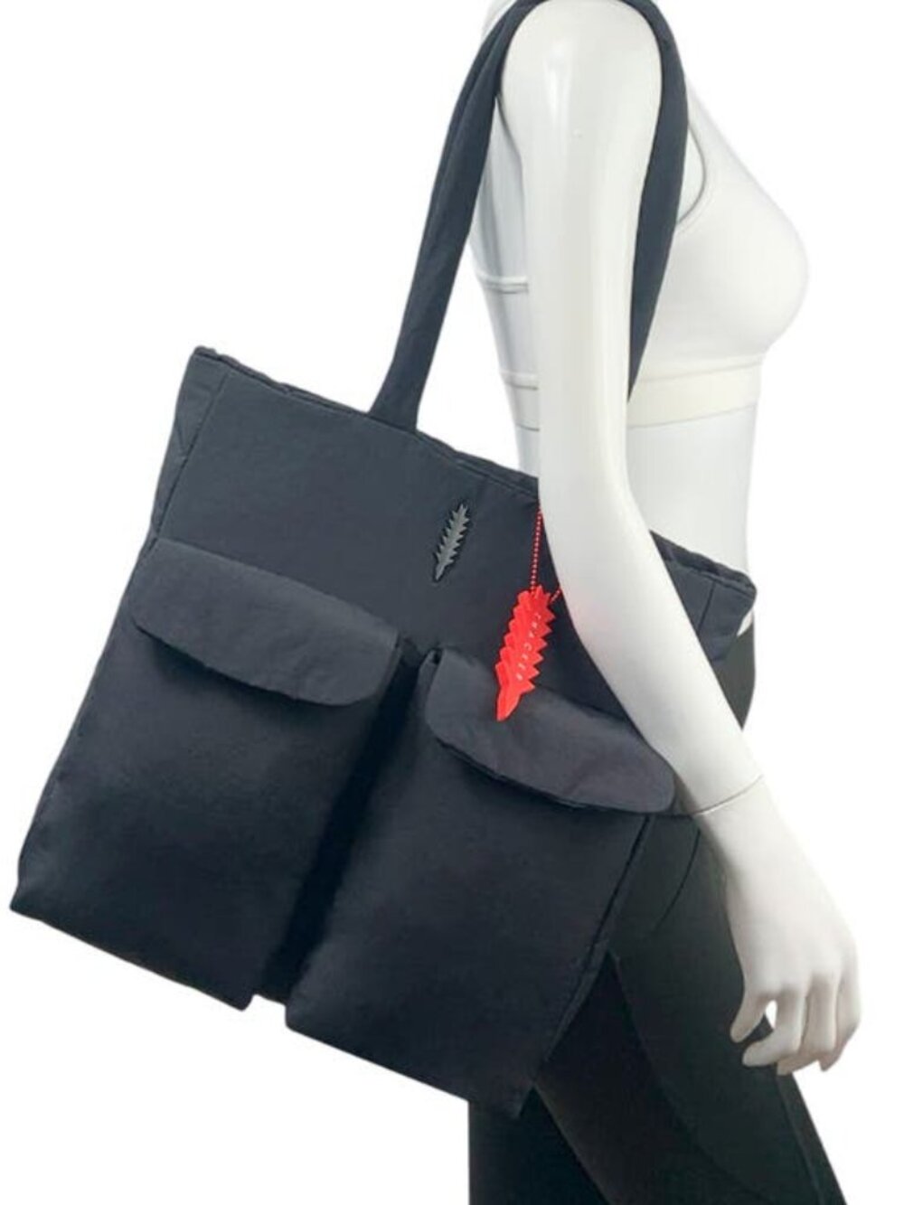 Thacker Avi Large Shoulder Tote Bag Pockets Inside & Outside Travel, Gym NWT - Picture 8 of 8
